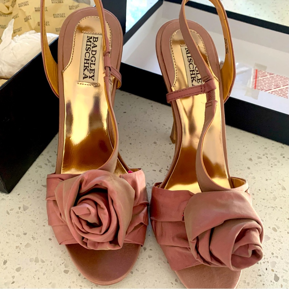 Badglet Mischka Rosa Fab Slingback